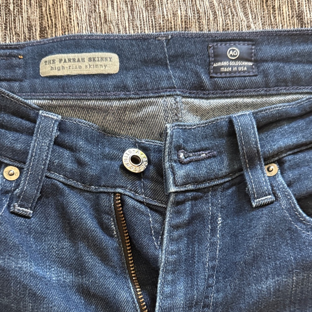AG Adriano Goldschmied Women's Blue Skinny Jeans